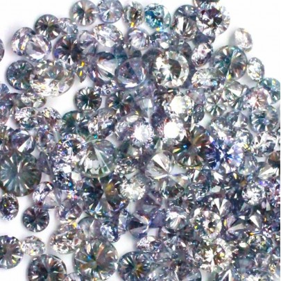 Fancy color diamant okrúhly briliant, fancy Steel blue 2,5 mm 0,06ct  BIRDB5SP-2,5 2