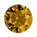 Fancy color diamant okrúhly briliant, fancy deep Bronze 2,7 mm 0,07ct