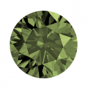 Fancy color diamant okrúhly briliant, fancy deep Olive 3 mm 0,11ct