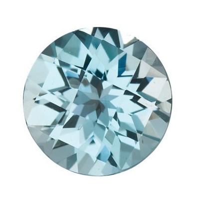 Topás Sky Blue okrúhly 8 mm 2,3ct Checkerboard cut TPRCAASY-8