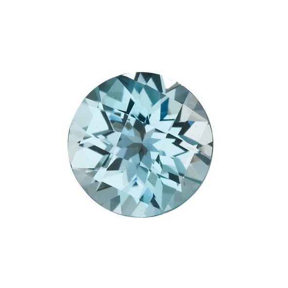 Topás Sky Blue okrúhly 8 mm 2,3ct Checkerboard cut TPRCAASY-8