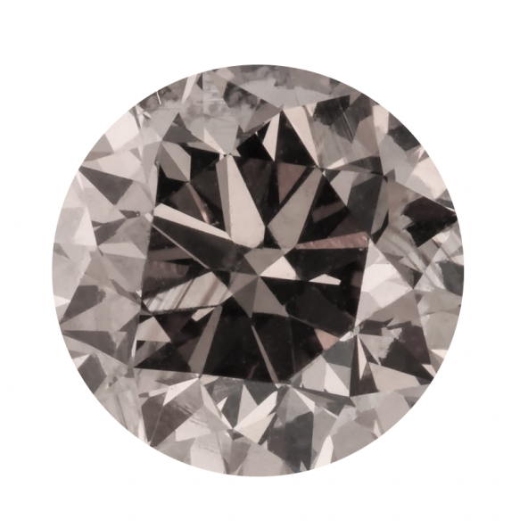 Fancy color diamant okrúhly briliant, fancy Gray 1,25 mm 0,01ct  BIRDS5GE-1,25