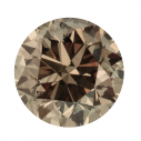 Fancy color diamant okrúhly briliant, very light Champagne 1,25 mm 0,01ct