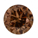 Fancy color diamant okrúhly briliant, fancy intense Champagne 1,25 mm 0,01ct