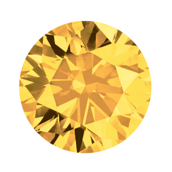 Fancy color diamant okrúhly briliant, fancy light peach oranžový 1,25 mm 0,01ct  BIRDF4OY-1,25