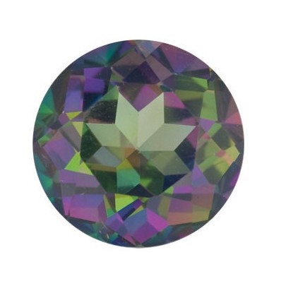 Topás Green mystic okrúhly 8 mm 2,3ct Fazetovaný TPRFAAGR-8