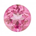 Topás Pure pink mystic  okrúhly 3 mm, AA, Fazetovaný