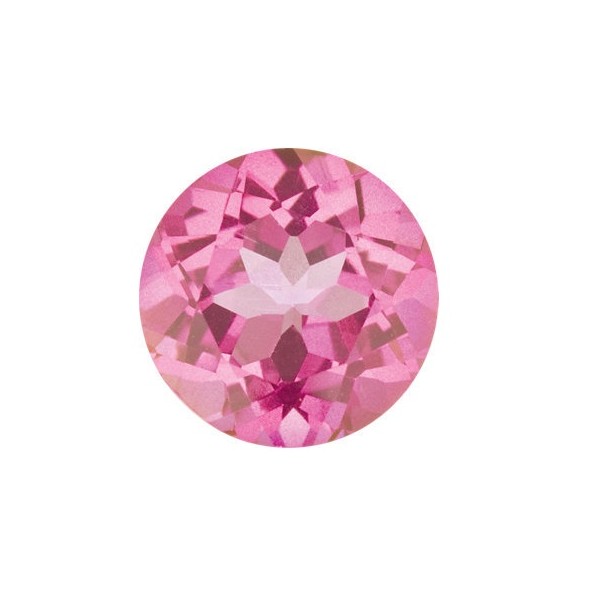 Topás Pure pink mystic okrúhly 4 mm 0,27ct Fazetovaný TPRFAAPN-4