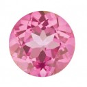 Topás Pure pink mystic  okrúhly 6,5 mm, AA, Fazetovaný