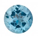 Topás Ice Blue passion okrúhly 1,5 mm, Fine, Fazetovaný SW