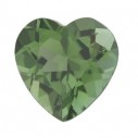 Turmalín Zelený srdce 4 x 4 mm, AA, Fazetovaný