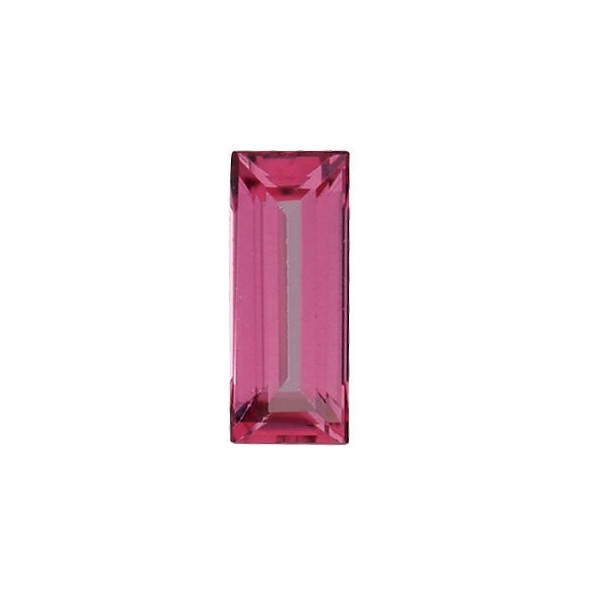 Turmalín ružový rovná bageta 4 x 2 mm 0,12ct Fazetovaný TUBFAARO-4