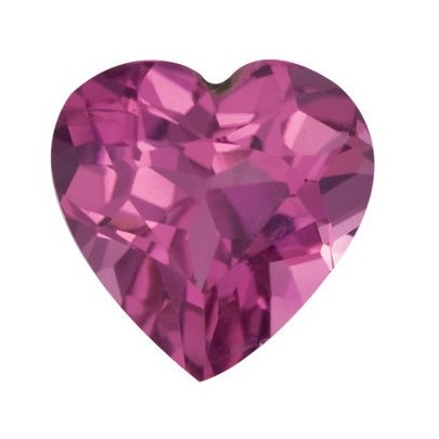 Turmalín ružový srdce 6 x 6 mm 0,81ct Fazetovaný TUHFAARO-6