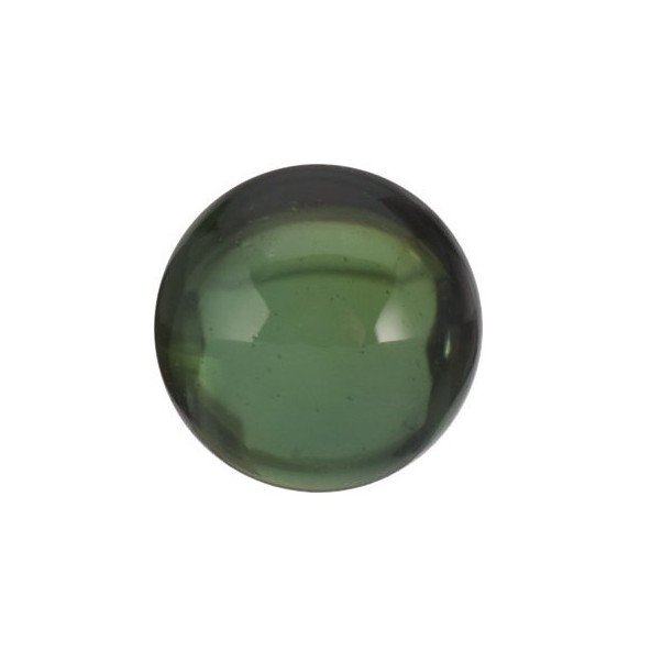 Turmalín zelený okrúhly 4 mm 0,38ct Kabošon TURKAGR-4