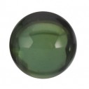 Turmalín zelený okrúhly 4 mm, A, Kabošon