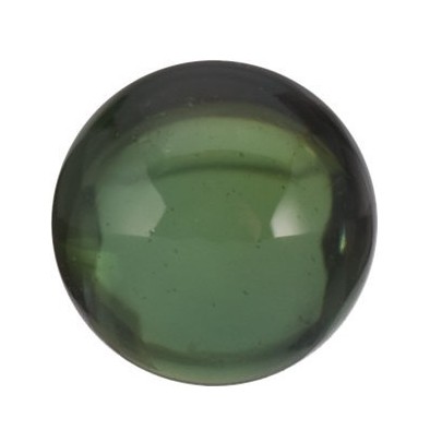 Turmalín zelený okrúhly 5 mm 0,64ct Kabošon TURKAGR-5
