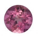 Turmalín ružový okrúhly 1 mm, AA, Fazetovaný