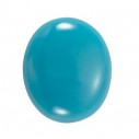 Tyrkys ovál 6 x 4 mm, Standard, Kabošon