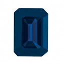 Zafír modrý emerald 6 x 4 mm, A, Fazetovaný