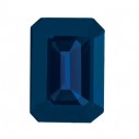 Zafír modrý emerald 7 x 5 mm, A, Fazetovaný