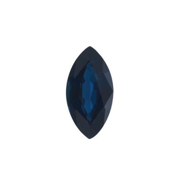 Zafír modrý markíz 5 x 2,5 mm 0,2ct Fazetovaný ZFMFBSP-5-1