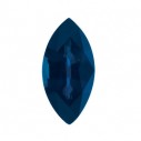 Zafír modrý markíz 10 x 5 mm, A, Fazetovaný