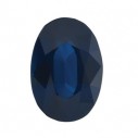 Zafír modrý ovál 6 x 4 mm, A, Fazetovaný