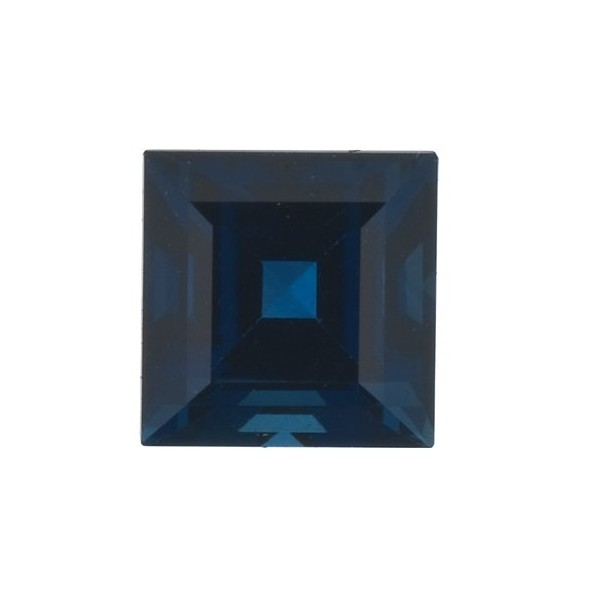 Zafír modrý štvorec 5 x 5 mm 0,85ct Step-cut ZFPSASP-5