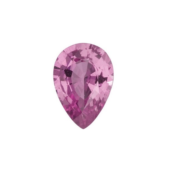 Zafír ružový slza 4 x 3 mm 0,2ct Fazetovaný ZFXFAARO-4