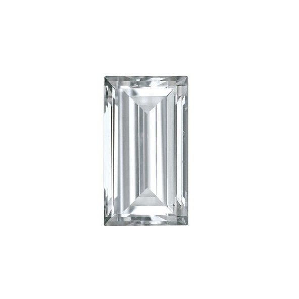 Zafír Biely rovná bageta 4 x 2 mm 0,18ct Fazetovaný ZFBFAAC-4