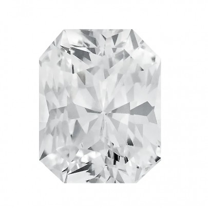 Zafír Biely emerald 5 x 3 mm 0,38ct Fazetovaný ZFEFAAC-5