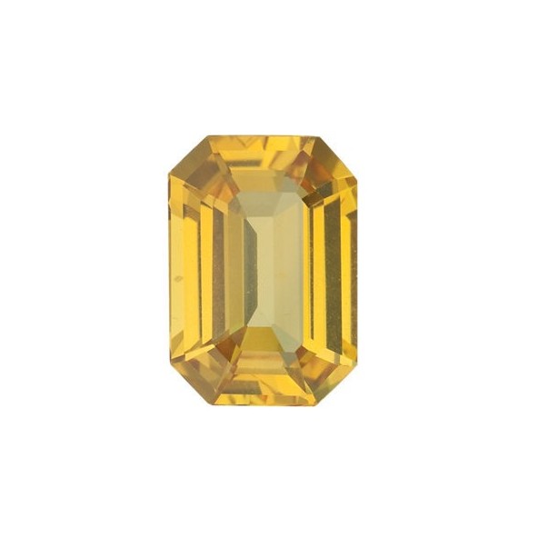 Zafír žltý emerald 7 x 5 mm 1,18ct Fazetovaný ZFEFAAYL-7