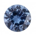 Zafír modrý okrúhly 3 mm, AA, Precision diamantový