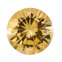 Zafír žltý okrúhly 3 mm, AA, Precision diamantový