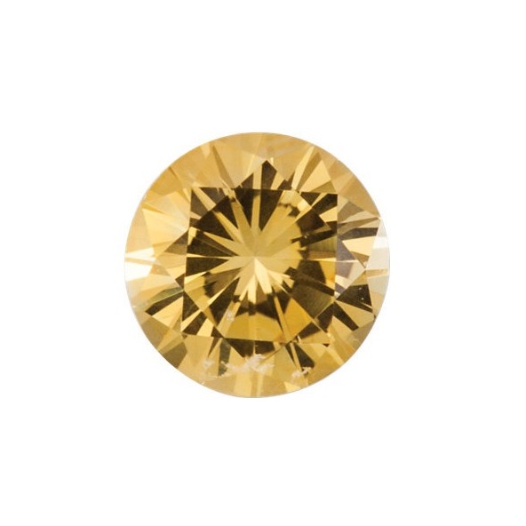 Zafír žltý okrúhly 3,75 mm 0,23ct Precision diamantový ZFRNAAYL-3,75