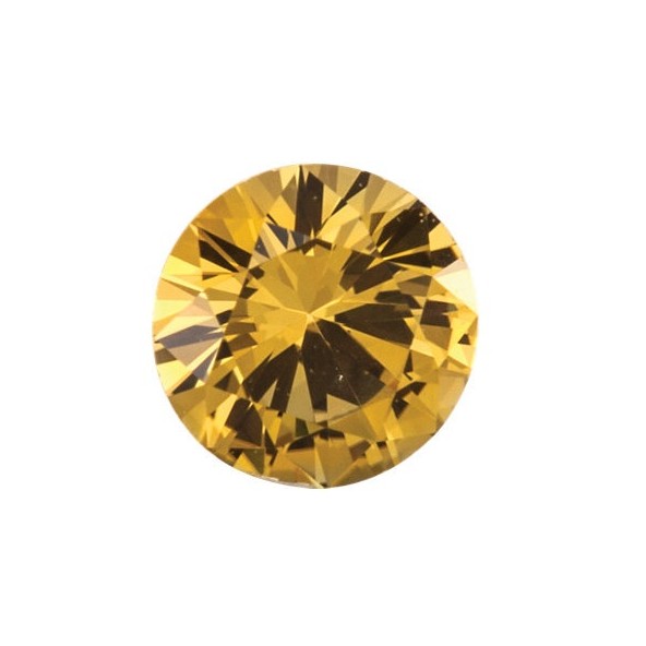 Zafír žltý okrúhly 1,5 mm 0,016ct Precision diamantový ZFRNAAAYL-1,5
