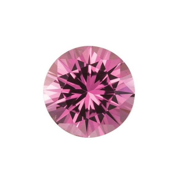 Zafír ružový okrúhly 2,75 mm 0,091ct Precision diamantový ZFRNAARO-2,75