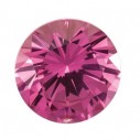 Zafír ružový okrúhly 4 mm, AAA, Precision diamantový