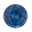 Zafír modrý okrúhly 5,5 mm, AA, Diamantový