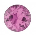Zafír ružový okrúhly 5,5 mm, AA, Diamantový
