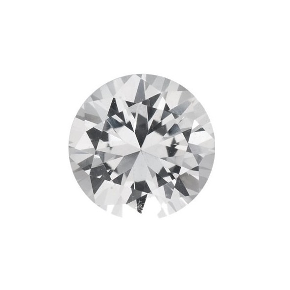 Zafír biely okrúhly 6 mm 1,1ct Fazetovaný ZFRFAAC-6