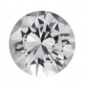 Zafír biely okrúhly 1,5 mm, AA, Diamantový