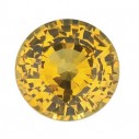 Zafír žltý okrúhly 2,75 mm, AA, Fazetovaný