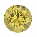 Zafír žltý okrúhly 2 mm, A, Diamantový