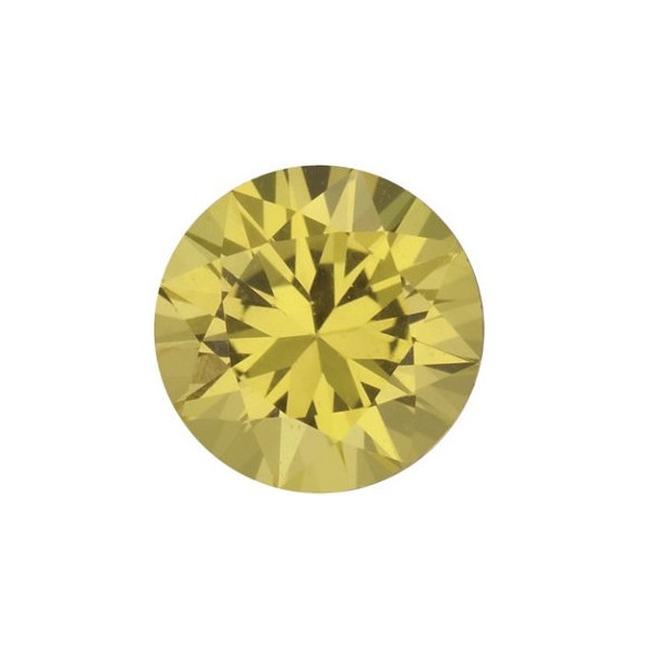 Zafír žltý okrúhly 4 mm 0,28ct Diamantový ZFRDAYL-4