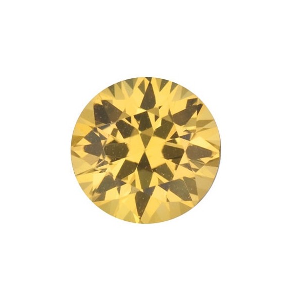 Zafír žltý okrúhly 4,5 mm 0,42ct Diamantový ZFRDAAYL-4,5