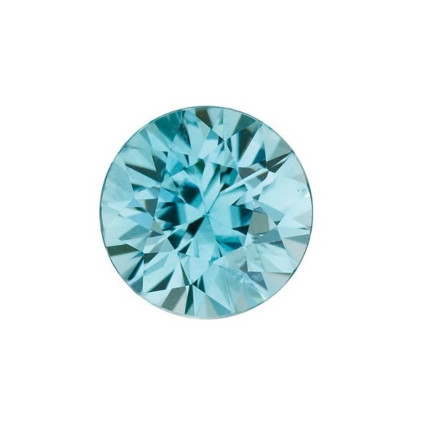 Zirkon blue okrúhly 6 mm 1,2ct Fazetovaný ZCRFAAAQ-6