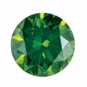 Prírodný diamant zelený okrúhly briliant 0,8 mm 0,0025ct