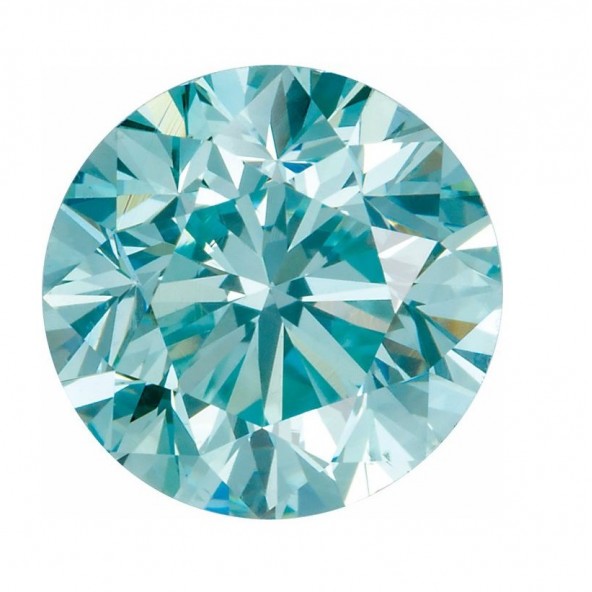 Prírodný diamant aqua modrý okrúhly briliant 0,8 mm 0,0025ct Diamantový BIRDA11AQ-0,8