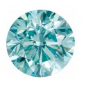 Prírodný diamant aqua modrý okrúhly briliant 0,8 mm 0,0025ct